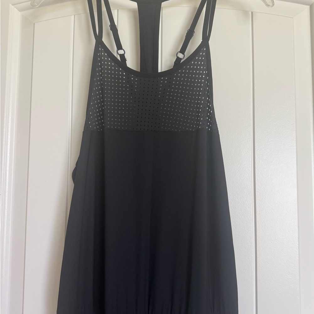 Black Sleeveless Sweaty Betty Jumpsuit